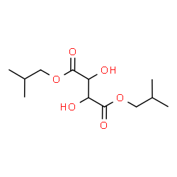 ChemSpider 2D Image | diisobutyl tartrate | C12H22O6