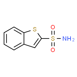 ChemSpider 2D Image | 1-Benzothiophene-2-sulfonamide | C8H7NO2S2