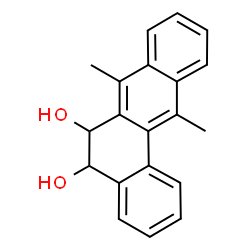 ChemSpider 2D Image | 7,12-Dimethyl-5,6-dihydro-5,6-tetraphenediol | C20H18O2