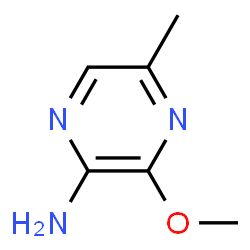 ChemSpider 2D Image | 3-Methoxy-5-methyl-2-pyrazinamine | C6H9N3O
