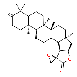 ChemSpider 2D Image | (5xi,13xi,18xi,20S,21alpha)-20,30:21,29-Diepoxylupane-3,29-dione | C30H44O4