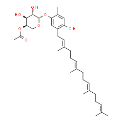 ChemSpider 2D Image | nephthoside monoacetate | C34H50O7