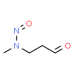ChemSpider 2D Image | 3-(METHYLNITROSOAMINO)PROPANAL | C4H8N2O2