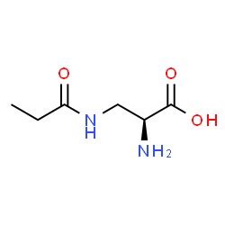 ChemSpider 2D Image | 3-(propanoylamino)-L-alanine | C6H12N2O3