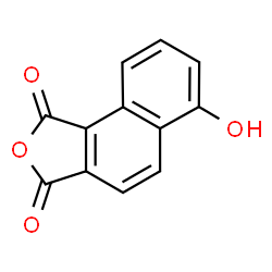 ChemSpider 2D Image | 6-Hydroxynaphtho(1,2-c)furan-1,3-dione | C12H6O4