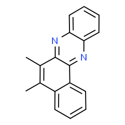 ChemSpider 2D Image | 5,6-dimethylbenz(a)phenazine | C18H14N2