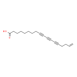 ChemSpider 2D Image | 17-Octadecene-9,11,13-triynoic acid | C18H22O2