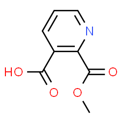 ChemSpider 2D Image | 2-(Methoxycarbonyl)nicotinic acid | C8H7NO4