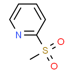 ChemSpider 2D Image | 2-(Methylsulfonyl)pyridine | C6H7NO2S