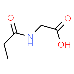 ChemSpider 2D Image | Propionylglycine | C5H9NO3