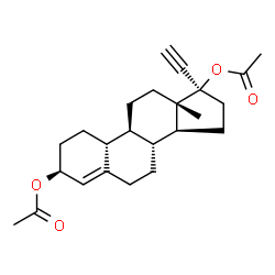 ChemSpider 2D Image | Ethynodiol diacetate | C24H32O4
