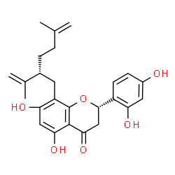 ChemSpider 2D Image | remangiflavanone B | C25H28O6