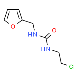 ChemSpider 2D Image | 1-(2-Chloroethyl)-3-(2-furylmethyl)urea | C8H11ClN2O2