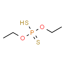 ChemSpider 2D Image | Diethyl dithiophosphoric acid | C4H11O2PS2
