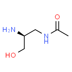 ChemSpider 2D Image | N-[(2S)-2-Amino-3-hydroxypropyl]acetamide | C5H12N2O2