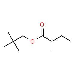 ChemSpider 2D Image | 2,2-Dimethylpropyl 2-methylbutanoate | C10H20O2