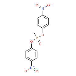 ChemSpider 2D Image | Bis(4-nitrophenyl) methylphosphonate | C13H11N2O7P