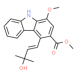 ChemSpider 2D Image | Clausamine E | C20H21NO4