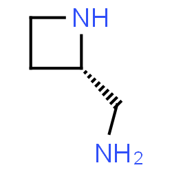 ChemSpider 2D Image | S-2-aminomethylazetidine | C4H10N2