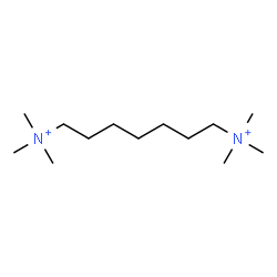 ChemSpider 2D Image | N,N,N,N',N',N'-Hexamethyl-1,7-heptanediaminium | C13H32N2