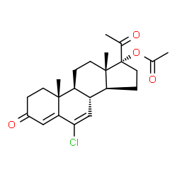 ChemSpider 2D Image | Chlormadinone acetate | C23H29ClO4