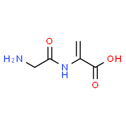 ChemSpider 2D Image | 2-(Glycylamino)acrylic acid | C5H8N2O3