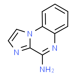 ChemSpider 2D Image | Imidazo[1,2-a]quinoxalin-4-amine | C10H8N4