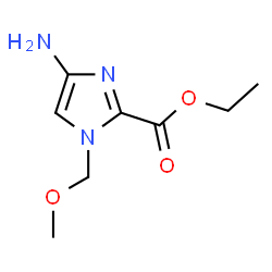 ChemSpider 2D Image | Ethyl 4-amino-1-(methoxymethyl)-1H-imidazole-2-carboxylate | C8H13N3O3