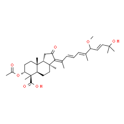 ChemSpider 2D Image | globostellatic acid B | C33H48O7