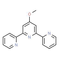 ChemSpider 2D Image | 4'-Methoxy-2,2':6',2''-terpyridin | C16H13N3O