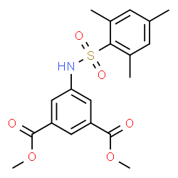 ChemSpider 2D Image | Dimethyl 5-[(mesitylsulfonyl)amino]isophthalate | C19H21NO6S