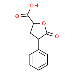 ChemSpider 2D Image | 5-Oxo-4-phenyltetrahydro-2-furancarboxylic acid | C11H10O4