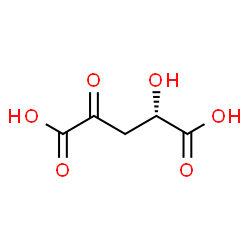 ChemSpider 2D Image | L-4-hydroxy-2-oxoglutaric acid | C5H6O6