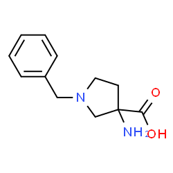 ChemSpider 2D Image | 3-Amino-1-benzyl-3-pyrrolidinecarboxylic acid | C12H16N2O2