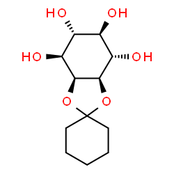 ChemSpider 2D Image | 1,2-O-Cyclohexylidene-myo-inositol | C12H20O6