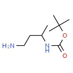 ChemSpider 2D Image | tert-Butyl-(4-aminobutan-2-yl)carbamat | C9H20N2O2