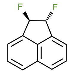 ChemSpider 2D Image | (1R,2R)-1,2-Difluoro-1,2-dihydroacenaphthylene | C12H8F2
