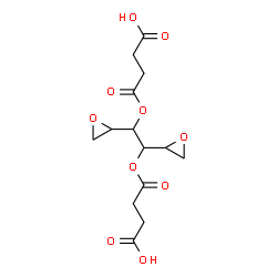 ChemSpider 2D Image | 1,2:5,6-Dianhydro-3,4-bis-O-(3-carboxypropanoyl)hexitol | C14H18O10