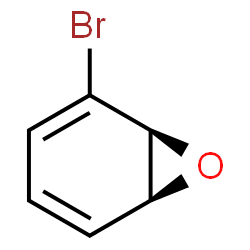 ChemSpider 2D Image | (1S,6S)-2-Bromo-7-oxabicyclo[4.1.0]hepta-2,4-diene | C6H5BrO