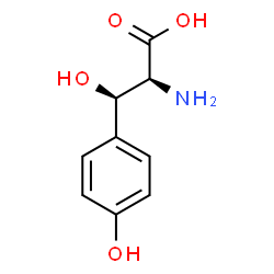 ChemSpider 2D Image | (betaR)-beta-Hydroxy-L-tyrosine | C9H11NO4