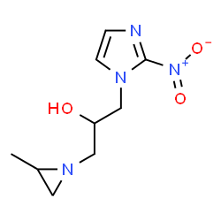 ChemSpider 2D Image | 1-(2-Methyl-1-aziridinyl)-3-(2-nitro-1H-imidazol-1-yl)-2-propanol | C9H14N4O3