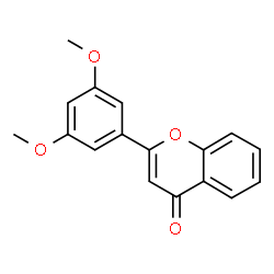 ChemSpider 2D Image | 2-(3,5-Dimethoxyphenyl)-4H-chromen-4-one | C17H14O4