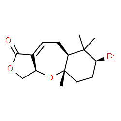 ChemSpider 2D Image | aplysistatin | C15H21BrO3