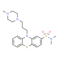 ChemSpider 2D Image | thioproperazine | C22H30N4O2S2