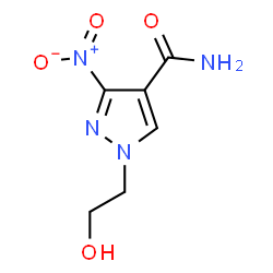 ChemSpider 2D Image | 1-(2-hydroxyethyl)-3-nitro-4-pyrazolecarboxamide | C6H8N4O4