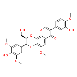 ChemSpider 2D Image | 5-methoxyxanthocercin A | C28H26O11