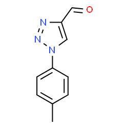 ChemSpider 2D Image | 1-(4-Methylphenyl)-1H-1,2,3-triazole-4-carbaldehyde | C10H9N3O