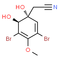 ChemSpider 2D Image | aeroplysinin I | C9H9Br2NO3