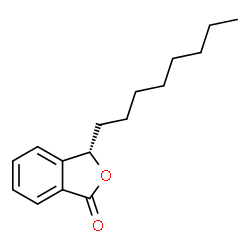 ChemSpider 2D Image | (3S)-3-Octyl-2-benzofuran-1(3H)-one | C16H22O2