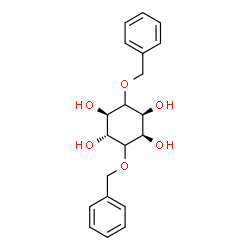ChemSpider 2D Image | (1R,2R,4R,5S)-3,6-Bis(benzyloxy)-1,2,4,5-cyclohexanetetrol | C20H24O6
